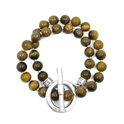 Bracelet argent Blow Bijoux double tours perles naturelles